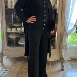 ensemble tricot trois pièces